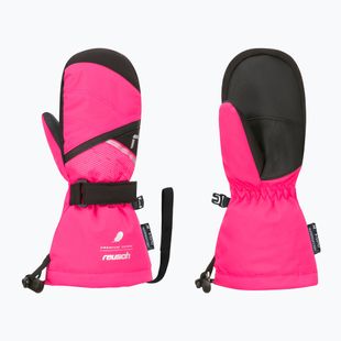 Dětské lyžařské rukavice Reusch Kaden Down R-Tex XT Mitten pink glo