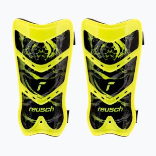Chrániče holení Reusch Shinguard Attrakt Lite safety yellow/black