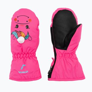 Dětské lyžařské rukavice Reusch Sweety Mitten pink unicorn