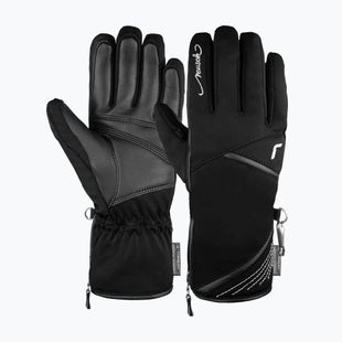 Dámské lyžařské rukavice Reusch Lore Stormbloxx black/silver