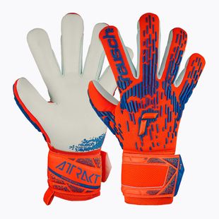 Brankářské rukavice Reusch Attrakt Freegel Silver hyper orng/elec blue