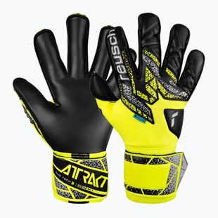 Brankářské rukavice Reusch Attrakt Duo Evolution safety yellow/silver/black