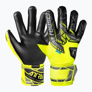 Brankářské rukavice Reusch Attrakt Duo safety yellow/silver/black