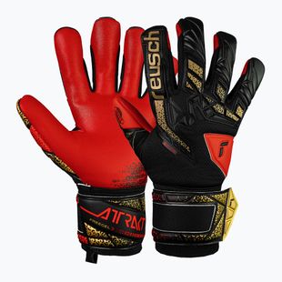Brankářské rukavice Reusch Attrakt Freegel Silver black/gold/fiery red