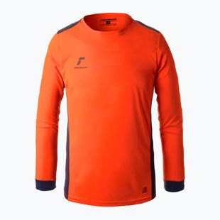 Dětský brankářský dres Reusch Match Goalkeeper Longsleeve Padded Junior shocking orange/blue