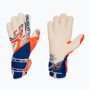 Brankářské rukavice Reusch Attrakt Gold X Guardian shocking orange/energize blue