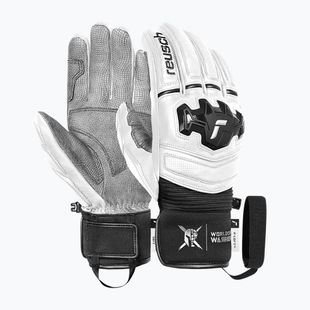 Lyžařské rukavice Reusch Champ white / black