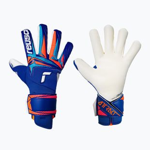 Brankářské rukavice Reusch Attrakt Gold X Guardian sharp blue/white/shocking orange