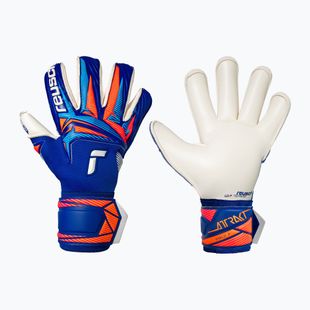 Brankářské rukavice Reusch Attrakt Gold X Roll Finger sharp blue/white/shocking orange
