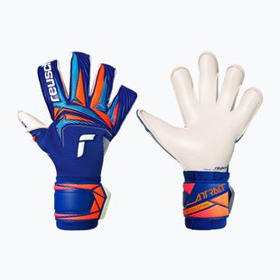 Brankářské rukavice Reusch Attrakt Gold X Evolution sharp blue/white/shocking orange