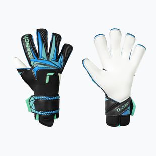 Brankářské rukavice Reusch Attrakt RE:GRIP Evolution black/ocean light