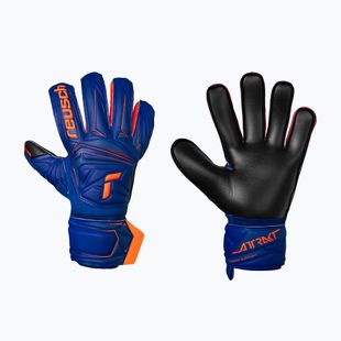 Brankářské rukavice Reusch Attrakt Infinity Finger Support sharp blue/shocking orange/black