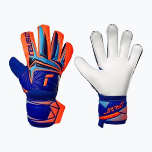 Brankářské rukavice Reusch Attrakt Solid sharp blue/shocking orange