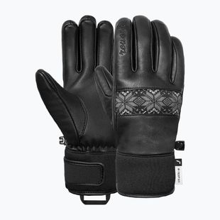 Dámské lyžařské rukavice Reusch Charlize R-Tex XT black/steel gray/silver