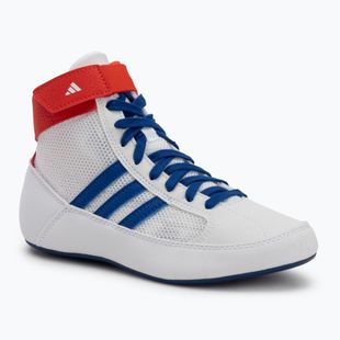 Dětské zápasnické boty adidas Havoc white blue red