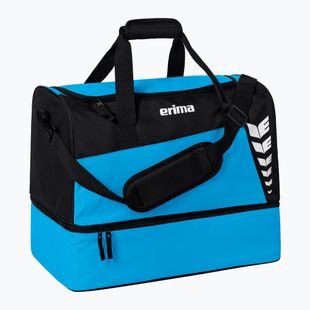 Tréninková taška ERIMA Six Wings Sports Bag With Bottom Compartment 60 l curacao/black