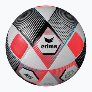 Fotbalový míč ERIMA Hybrid Match silver/fiery-coral velikost 5