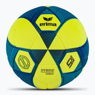 Fotbalový míč ERIMA Hybrid Indoor yellow/new royal blue velikost 4