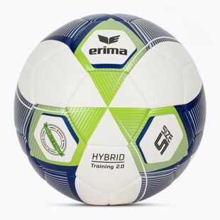 Fotbalový míč ERIMA Hybrid Training 2.0 size 5 metallic blue/silver/lime