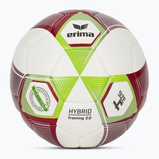Fotbalový míč ERIMA Hybrid Training 2.0 size 4 metallic red/silver/lime