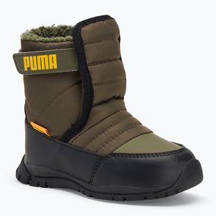 Dětské sněhule PUMA Nieve Boot WTR AC Inf grape leaf/ saffron