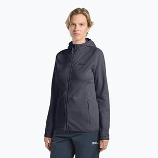 Dámská mikina  Jack Wolfskin Baiselberg Hooded FZ graphite