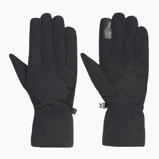 Trekingové rukavice Jack Wolfskin Highloft black