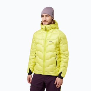 Pánská péřová bunda Jack Wolfskin Alpspitze Down Hoody firefly