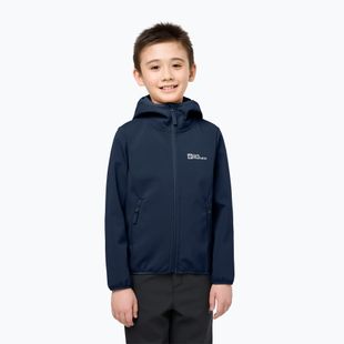 Dětská softshellová bunda Jack Wolfskin Fourwinds night blue