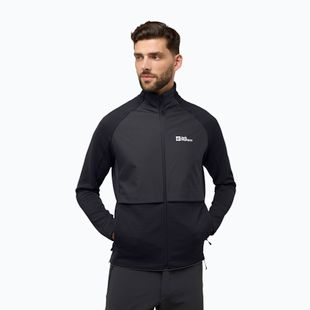 Pánská fleecová mikina Jack Wolfskin Dormer black