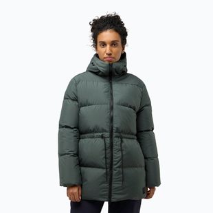 Dámská péřová bunda Jack Wolfskin Kirschallee slate green