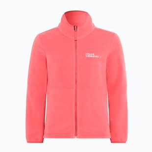 Dětská fleecová mikina Jack Wolfskin Taunus sunset coral