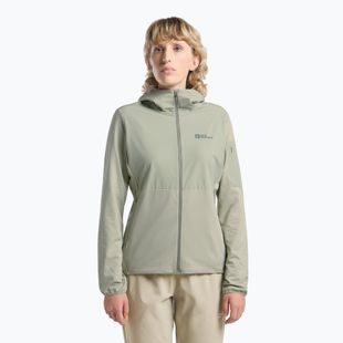 Dámská fleecová mikina  Jack Wolfskin Prelight Trail Hoody mint leaf