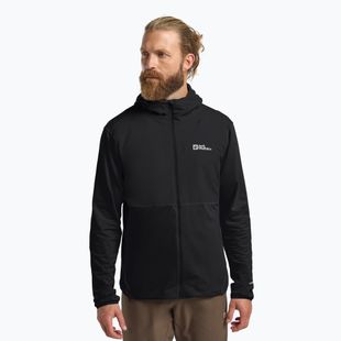 Pánská mikinaJack Wolfskin Prelight Trail Hoody black
