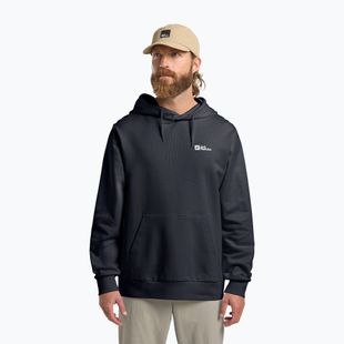 Pánská mikina  Jack Wolfskin Essential Hoodie dark navy