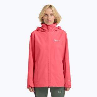 Dámská bunda do deště Jack Wolfskin Trailtime 2L sunset coral