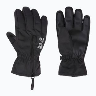 Dětské trekingové rukavice Jack Wolfskin Easy Zip black