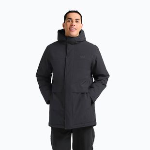 Pánský zateplený kabát Jack Wolfskin Cold Camp Coat black