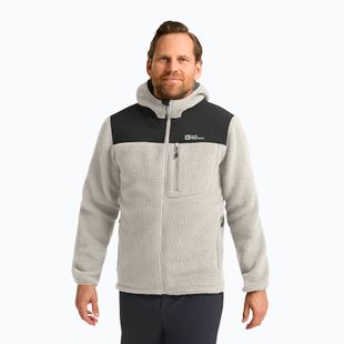 Pánská fleecová mikina Jack Wolfskin Kammweg Pile Fz pale sand