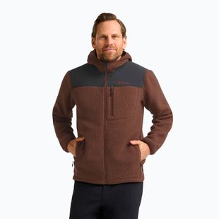 Pánská fleece mikina Jack Wolfskin Kammweg Pile Fz hot choc