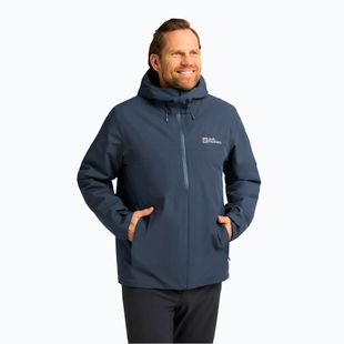 Pánská péřová bunda Jack Wolfskin Wisper Ins midnight sky/dark navy