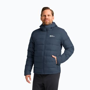 Pánská péřová bunda Jack Wolfskin Ather Down Hoody midnight sky/dark navy