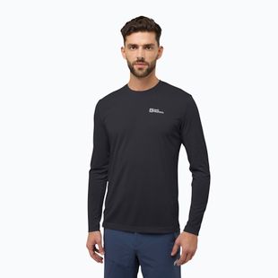 Pánské tričko Longsleeve Jack Wolfskin Vonnan black