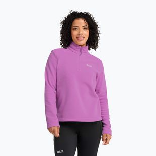 Dámská fleecová mikina Jack Wolfskin Taunus 100 Half Zip foxglove