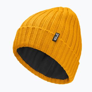 Zimní čepice Jack Wolfskin Rib Knit burly yellow jw