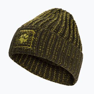 Zimní čepice Jack Wolfskin Badge Beanie obsidian moss