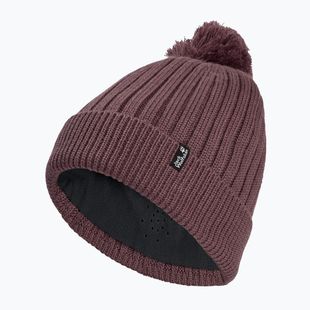 Zimní čepice Jack Wolfskin Pom Pom Beanie sheer plum