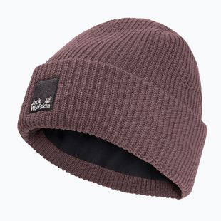 Zimní čepice Jack Wolfskin Pergamon Beanie sheer plum