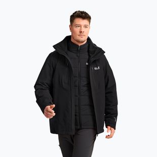 Pánská bunda 3v1 Jack Wolfskin Jasper Pro 3IN1 black
