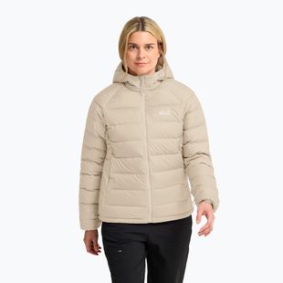 Dámská péřová bunda Jack Wolfskin Wild Pass Down Hoody Rds oyster